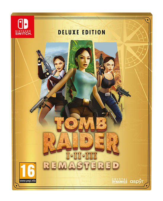 TOMB RAIDER I-II-III REMASTERED DELUXE EDITION SWITCH EU PRE-SALE TOMB RAIDER I-II-III REMASTERED DELUXE EDITION SWITCH EU PRE-SALE